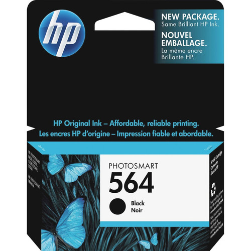 HP 564 Original Ink Cartridge - Single Pack - Inkjet - Black - 1 Each (Fleet Network)