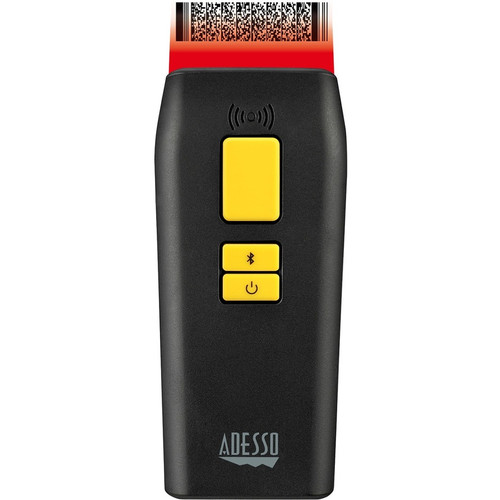 Adesso NuScan 3500TB Bluetooth Mobile Waterproof Antimicrobial 2D Barcode Scanner - Wireless Connectivity - 300 scan/s - 1D, 2D - CCD (Fleet Network)