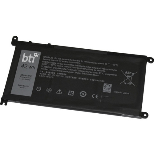 BTI Battery - For Chromebook - Battery Rechargeable - 11.4 V DC - 3684 mAh - Lithium Polymer (Li-Polymer) (Fleet Network)