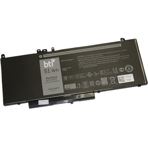 BTI Battery - OEM Compatible 0G5M10 451-BBLK 451-BBLN 8V5GX F5WW5 G5M10 K9GVN PF59Y R9XM9 VMKXM WYJC2 YM3TC Compatible Model LATITUDE (Fleet Network)