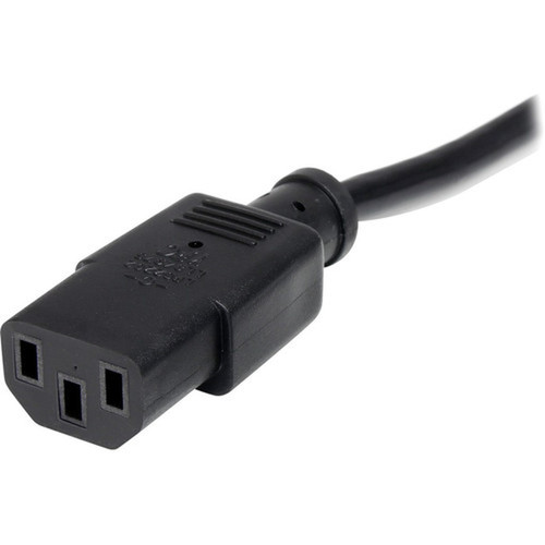 StarTechcom 10 ft Standard Computer Power Cord - NEMA5-15P to C13 - 10ft PXT10110