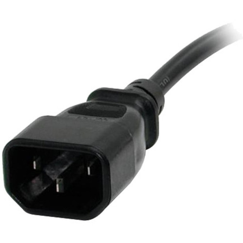 StarTechcom 1 ft Computer Power Cord - 10-Pack - For Computer Monitor Printer - 125 V AC  10 A - Black - 1 ft Cord Length - North PAC10010PK