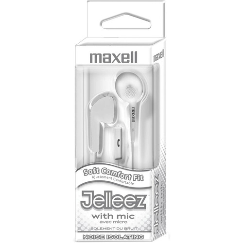 Maxell Jelleez Earset - Earbud - White (Fleet Network)