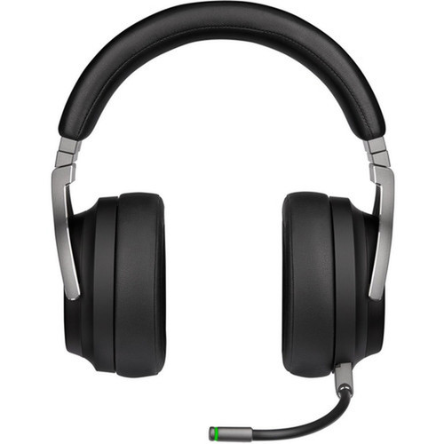 Corsair VIRTUOSO RGB WIRELESS High-Fidelity Gaming Headset - Carbon - Stereo - Mini-phone 35mm - WiredWireless - 60 ft - 32 Ohm - CA-9011185-NA
