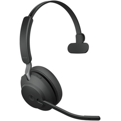 Jabra Evolve2 65 Headset - Mono - USB Type A - Wireless - Bluetooth - Over-the-head - Monaural - Supra-aural - Black 26599-899-999