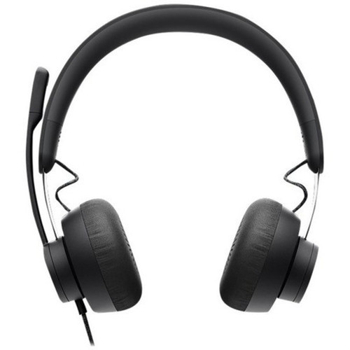 Logitech Zone Headset - Stereo - USB Type C - Wired - 32 Ohm - 20 Hz - 16 kHz - Over-the-head - Binaural - Circumaural - 62 ft Cable 981-000871
