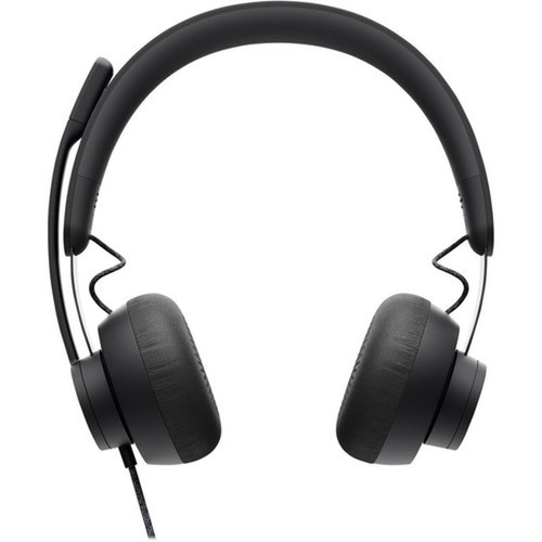 Logitech Zone Headset - Stereo - USB Type C - Wired - 32 Ohm - 20 Hz - 16 kHz - Over-the-head - Binaural - Circumaural - 62 ft Cable 981-000871