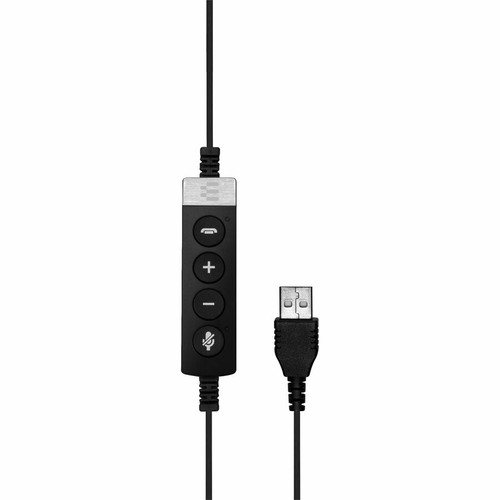 EPOS 1000578 IMPACT SC 230 USB MS II Headset - Mono Wired USB-A On-Ear with Noise-Cancelling Boom Mic