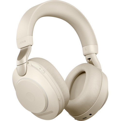 Jabra Evolve2 85 Headset - Stereo - Wireless - Bluetooth - Over-the-head - Binaural - Supra-aural - Beige 28599-999-998