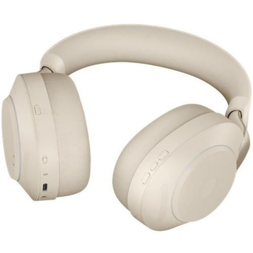 Jabra Evolve2 85 Headset - Stereo - Wireless - Bluetooth - Over-the-head - Binaural - Supra-aural - Beige 28599-999-998