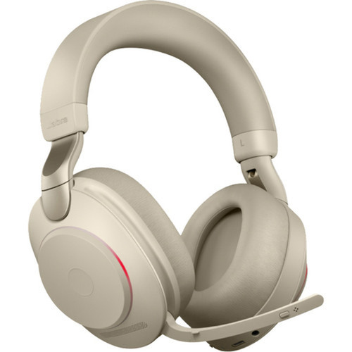 Jabra Evolve2 85 Headset - Stereo - Wireless - Bluetooth - Over-the-head - Binaural - Supra-aural - Beige 28599-999-998