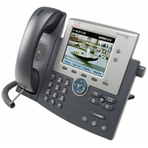 Cisco Unified 7945G IP Phone - Wall Mountable - Silver - 2 x Total Line - VoIP - 2 x Network (RJ-45) - Color - SIP Protocol(s) (Fleet Network)