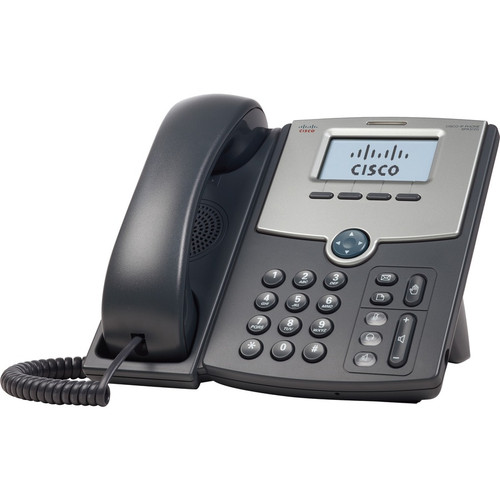Cisco SPA512G IP Phone - Refurbished - 1 x Total Line - VoIP - Caller ID - Speakerphone - 2 x Network (RJ-45) - PoE Ports - Monochrome (Fleet Network)