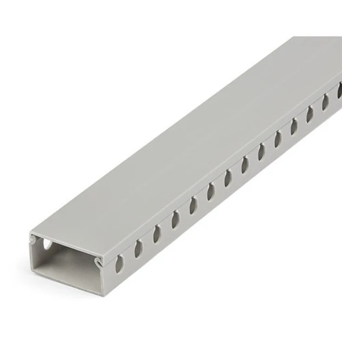 StarTechcom Cable Management Raceway with Cover 250mmW x 125mmH 65ft2m length 388mm Slots Wall Wire Duct UL Listed - CBMWD5025