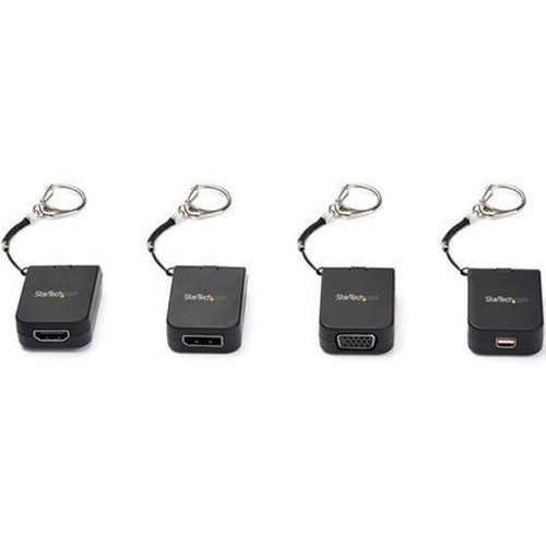 StarTechcom Compact USB C to DisplayPort 14 Adapter - 8K 60Hz DSC4K USB Type-C to DP Video Converter w Keychain Ring - TB3 - USB-C CDP2DPFC