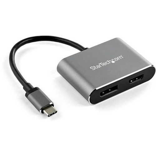 StarTechcom USB C Multiport Video Adapter - 4K 60Hz USB-C to HDMI 20 or DisplayPort 12 Monitor Adapter - HBR2 HDR - USB Type-C - to CDP2DPHD