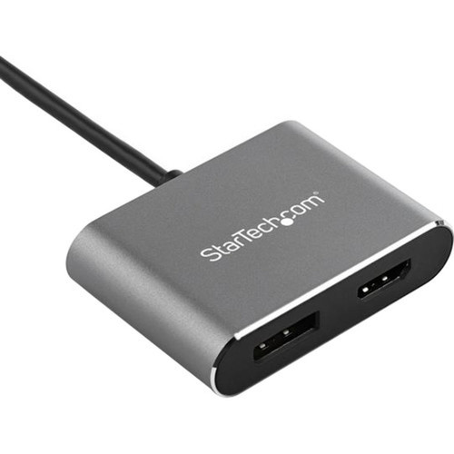StarTechcom USB C Multiport Video Adapter - 4K 60Hz USB-C to HDMI 20 or DisplayPort 12 Monitor Adapter - HBR2 HDR - USB Type-C - to CDP2DPHD