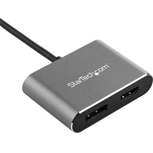 StarTechcom USB C Multiport Video Adapter - 4K 60Hz USB-C to HDMI 20 or DisplayPort 12 Monitor Adapter - HBR2 HDR - USB Type-C - to CDP2DPHD