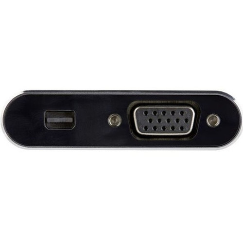 StarTechcom USB C Multiport Video Adapter - USB-C to 4K 60Hz Mini DisplayPort 12 HBR2 HDR or 1080p VGA Monitor Display Adapter - - CDP2MDPVGA