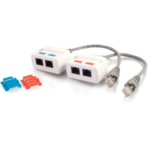 C2G RJ45 Network Splitter/Combiner Kit - Audio Line In (Fleet Network)