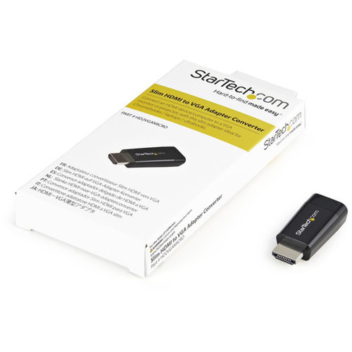 StarTechcom Compact HDMI to VGA Adapter Converter - 1920x12001080p - Connect an HDMI devicecomputer to a VGA monitor or projector HD2VGAMICRO