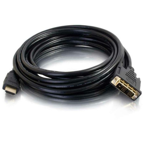 C2G 3m HDMI to DVI-D Digital Video Cable - 98 ft DVIHDMI AV Cable for AudioVideo Device - First End 1 x HDMI Type A Male - End 42517