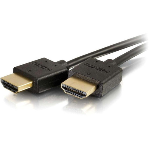 C2G 3ft Flexible High Speed HDMI Cable with Low Profile Connectors - 4K 60Hz - 3 ft HDMI AV Cable for AudioVideo Device Home HDTV 41363