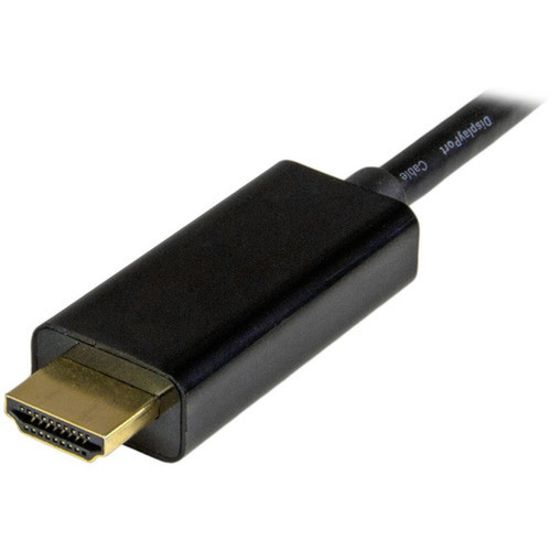 StarTechcom Mini DisplayPort to HDMI Converter Cable - 6 ft 2m - 4K - Eliminate clutter by connecting your PC directly to an HDMI a MDP2HDMM2MB
