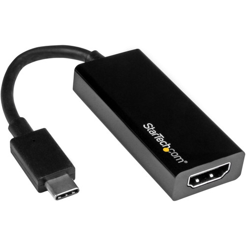 StarTech.com USB-C to HDMI Adapter - 4K 30Hz - Black - USB Type-C to HDMI Adapter - USB 3.1 - Thunderbolt 3 Compatible - USB C to HDMI (Fleet Network)