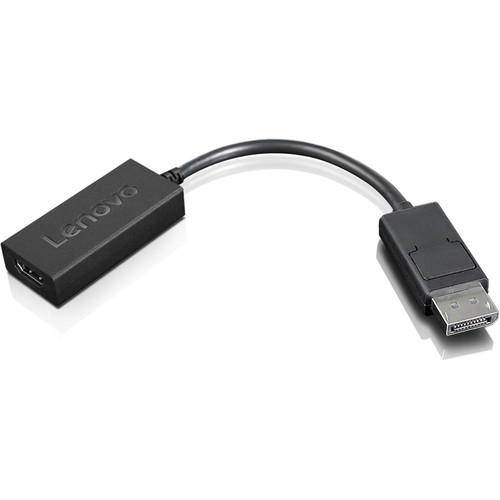 Lenovo DisplayPort To HDMI 2.0b Adapter - 8.8" DisplayPort/HDMI A/V Cable for Audio/Video Device, Monitor, Projector, Notebook, - End: (Fleet Network)