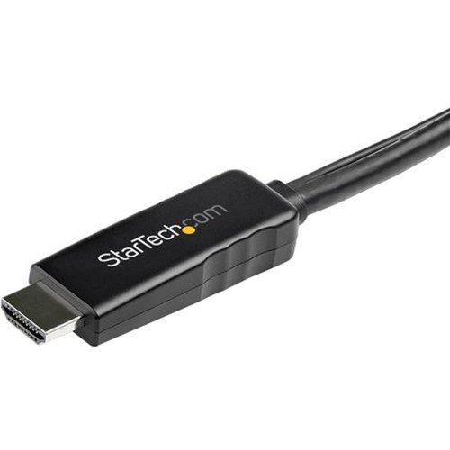 StarTechcom 2m 6ft HDMI to DisplayPort Cable 4K 30Hz - Active HDMI 14 to DP 12 Adapter Cable with Audio - USB Powered Video - 14 HD2DPMM2M