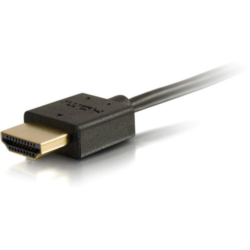 C2G 1ft Flexible High Speed HDMI Cable with Low Profile Connectors - 4K 60Hz - 1 ft HDMI AV Cable for AudioVideo Device Home HDTV - 41361