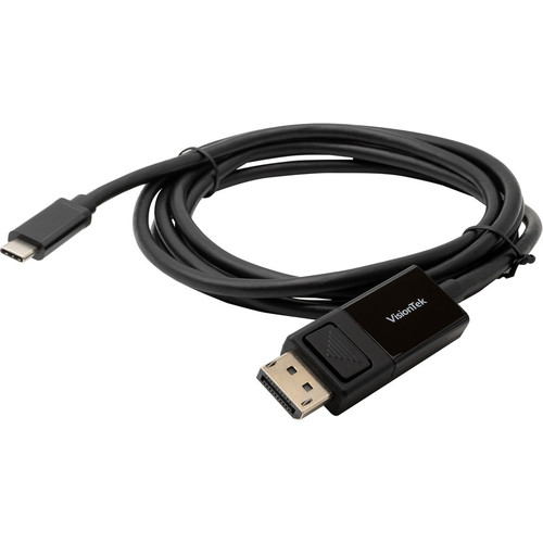 VisionTek USB-C to DisplayPort 1.4 Bi-Directional 2M Active Cable (M/M) - 6.6 ft DisplayPort/USB-C A/V Cable for Audio/Video Device, - (Fleet Network)