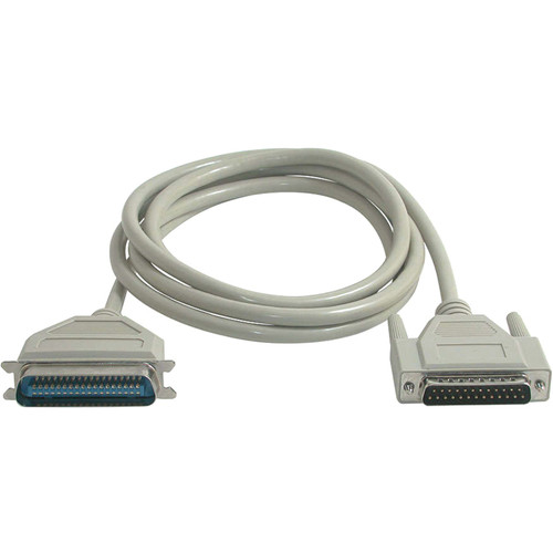 C2G Printer Parallel Cable - DB-25 Male - Centronics Male - 1.83m - Beige (02798)