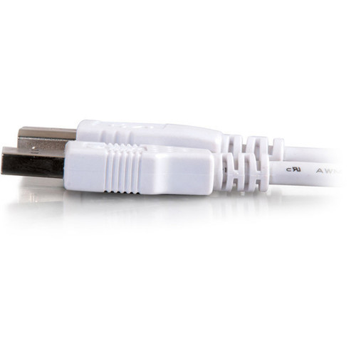 C2G USB Cable - Type A Male - Type B Male - 2m - White 13172