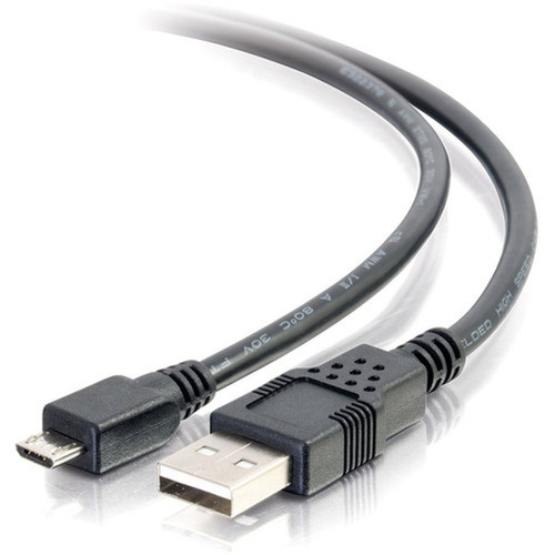 C2G USB Cable - Type A Male USB - Micro Type B Male USB - 1m - Black 27364