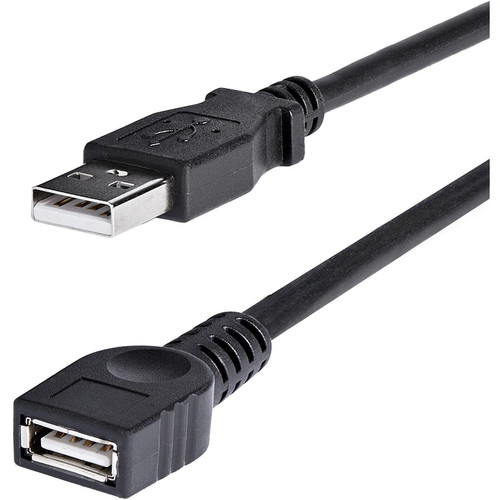 StarTech.com 6 ft Black USB 2.0 Extension Cable A to A - M/F - Extends the length your current USB device cable by 6 feet - 6ft usb - (Fleet Network)