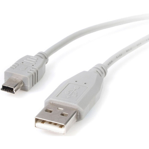 StarTechcom Mini USB Cable - Connect your USB Mini portable device to a host computer through a standard USB 20 type-A slot - 6ft USB2HABM6