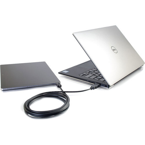 C2G 6ft USB 20 USB-C to USB-A Cable MM - Black - 6 ft USB Data Transfer Cable for Smartphone Tablet Hard Drive Printer Notebook 28871