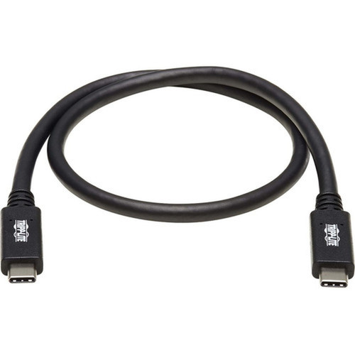 Tripp Lite USB-C To USB-C Cable MM - USB 31 Gen 2 10 Gbps Thunderbolt 3 20 in - 17 ft USB Data Transfer Cable for Smartphone U420-20N-G2-5A
