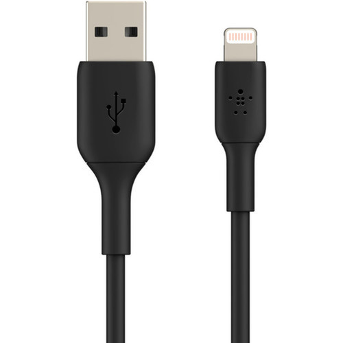 Belkin LightningUSB Data Transfer Cable - 33 ft LightningUSB Data Transfer Cable - Lightning Male Proprietary Connector - Type A - CAA001BT1MBK