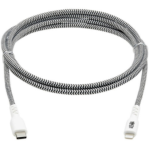 Tripp Lite Heavy-Duty USB-C to C94 Lightning Cable MM 10 ft - 10 ft LightningUSB-C Data Transfer Cable for Charger iPhone Car M102-010-HD