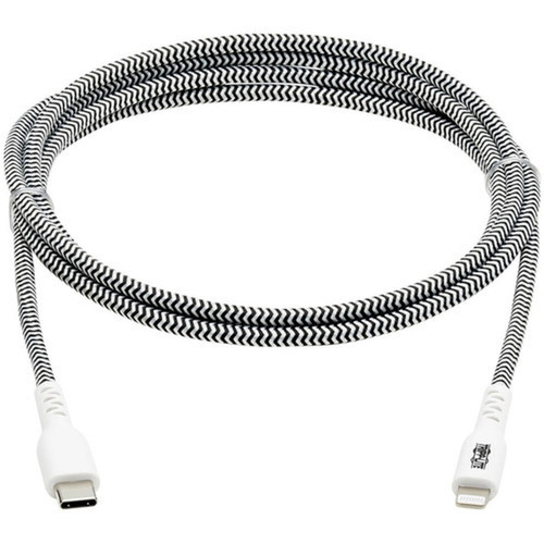 Tripp Lite Heavy-Duty USB-C to C94 Lightning Cable MM 10 ft - 10 ft LightningUSB-C Data Transfer Cable for Charger iPhone Car M102-010-HD