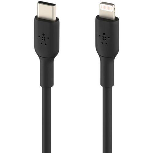 Belkin LightningUSB-C Data Transfer Cable - 33 ft LightningUSB-C Data Transfer Cable - Lightning Proprietary Connector - Type C USB CAA003BT1MBK