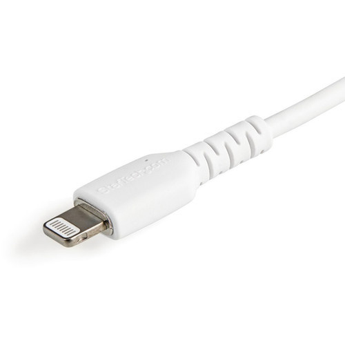 StarTechcom 12inch30cm Durable White USB-A to Lightning Cable Rugged Heavy Duty ChargingSync Cable for Apple iPhoneiPad MFi - of RUSBLTMM30CMW
