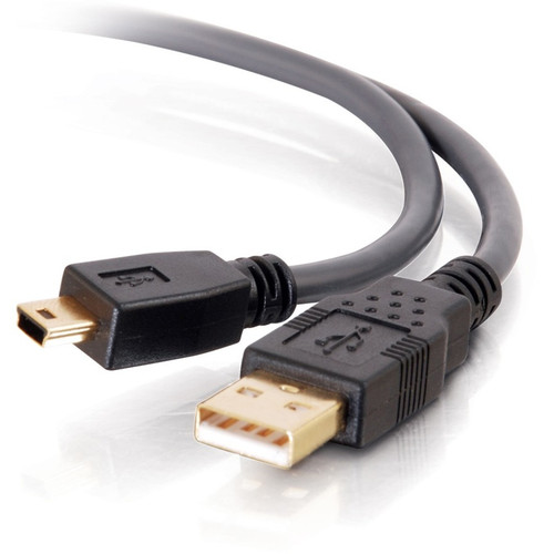 C2G Ultima USB 2.0 Cable - Type A Male USB - Mini Type B Male USB - 5m - Charcoal (Fleet Network)