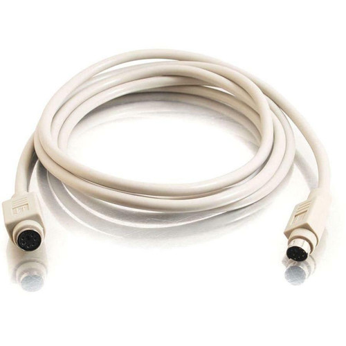 C2G Mouse/Keyboard Extension Cable - mini-DIN (PS/2) Male - mini-DIN (PS/2) Female - 1.83m - Beige (Fleet Network)