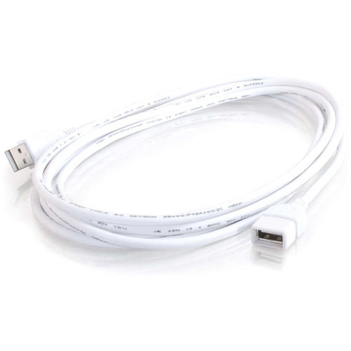 C2G USB Extension Cable - Type A Male - Type A Female - 3m - White 26686