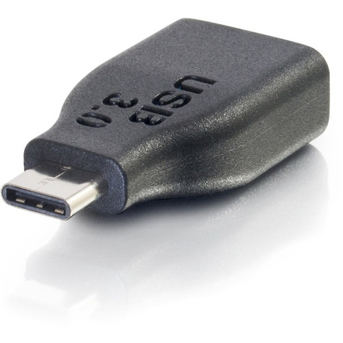 C2G USB 3.0 USB-C to USB-A Adapter M/F - Black - USB Data Transfer Cable for Smartphone, Tablet, Notebook, Desktop Computer, Flash - C (Fleet Network)