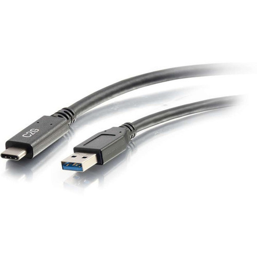 C2G 6ft USB 30 Type C to USB A - USB Cable Black MM - 6 ft USBUSB-C Data Transfer Cable for Notebook Smartphone Tablet - First 1 28832